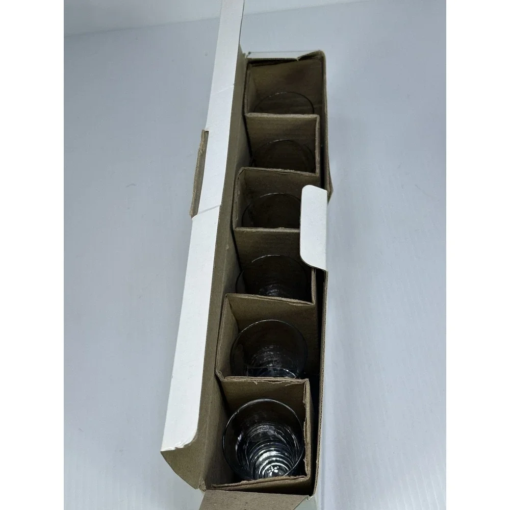 7 Piece HOME ESSENTIALS CHATEAU ORLEANS Shot Glass Set New in Box